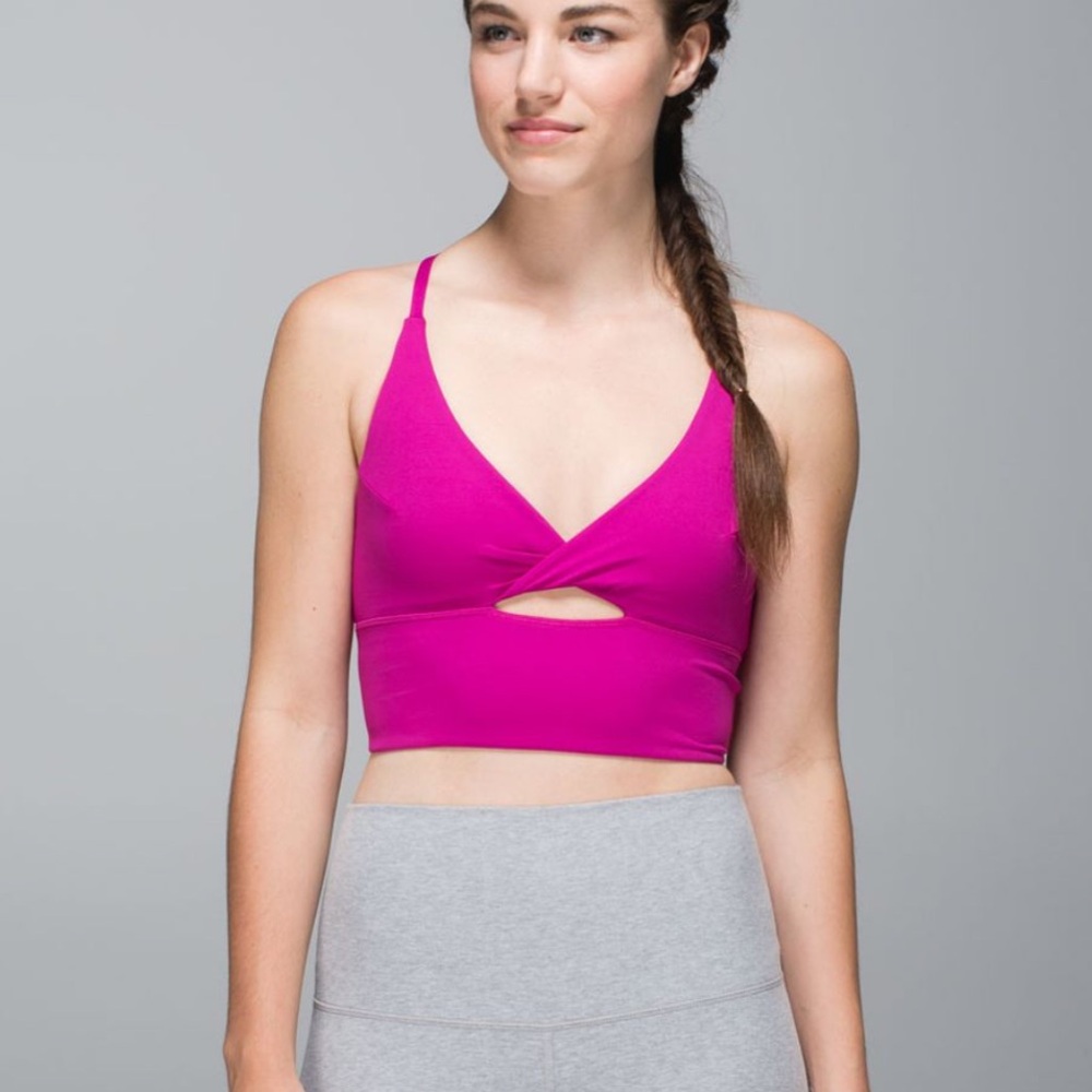 Lululemon Twist Bra Long Line Top size 4